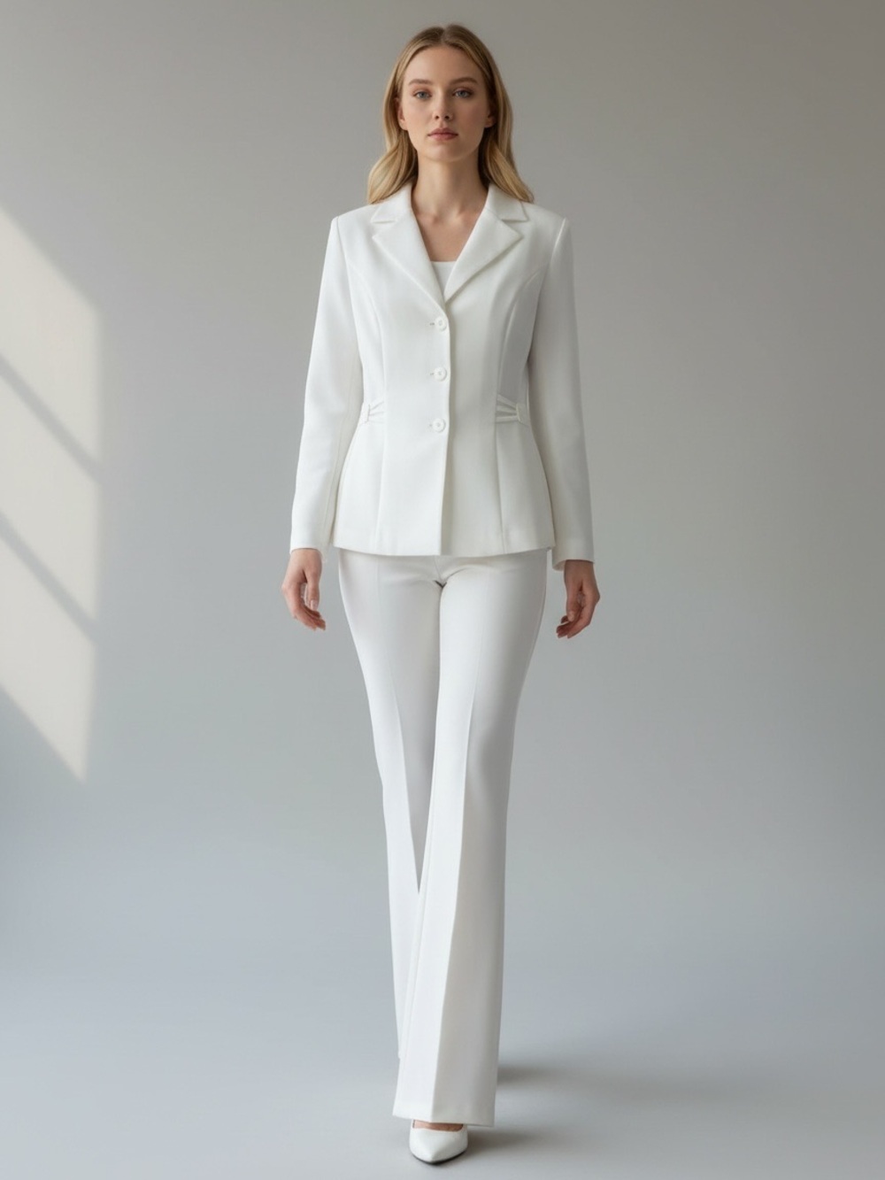 Vintage White Blazer Size 8 Petite NWT